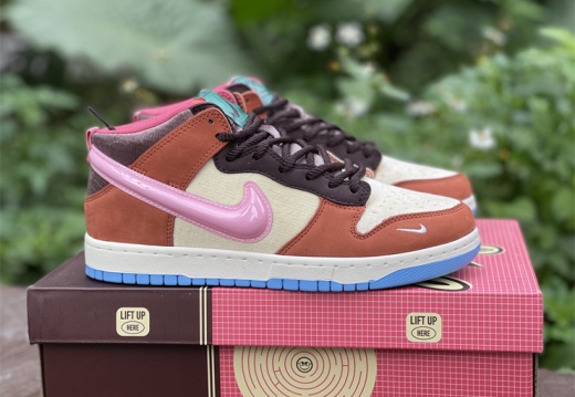 Social Status x Nike Dunk Mid Chocolate Milk DJ1173-700 36-46